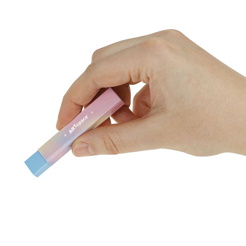 Ластик ArtSpace "Flow", прямоугольный, 84*13*10мм, ПВХ 