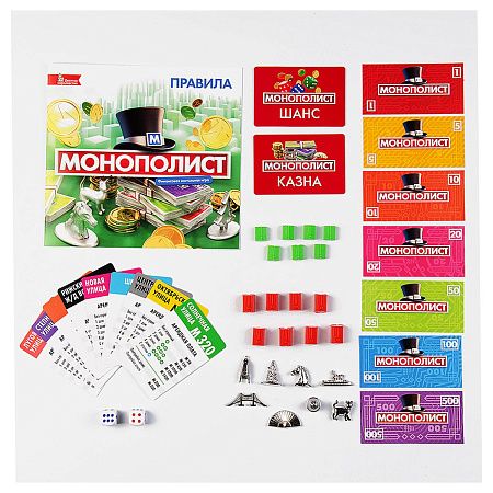 Игра настольная Десятое королевство "Монополист", картонная коробка