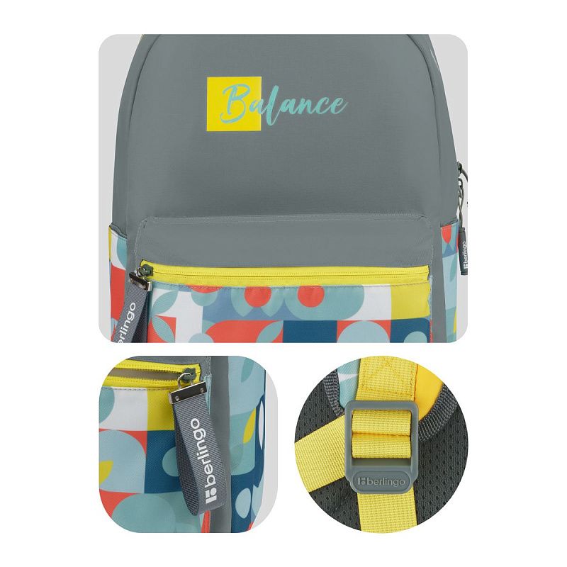 Рюкзак Berlingo "Balance" 41*28*16см, 1 отделение, 3 кармана, уплотненная спинка 