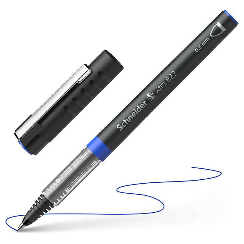 Ручка-роллер Schneider "Xtra 823" синяя, 0,5мм, одноразовая 