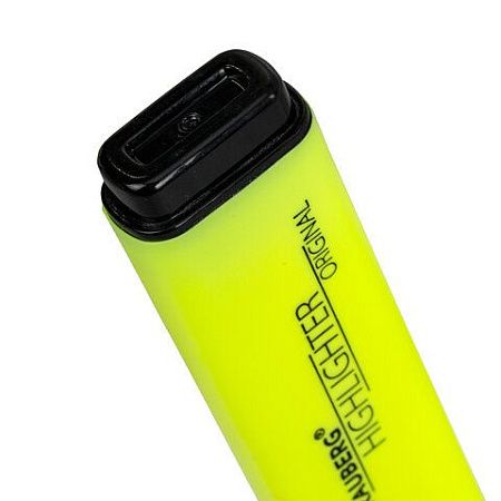Текстовыделитель BRAUBERG "ORIGINAL NEON", ЖЕЛТЫЙ, линия письма 1-5 мм, 152211 