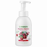 Мыло-пенка гипоаллергенное для рук и тела 500мл SYNERGETIC "Ягодный мусс", дозатор, 105006 