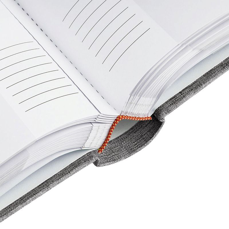 Фотоальбом 200 фото 10*15см, ArtSpace "Gray", бумажные страницы, ткань с окном