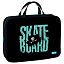Папка текстильная с ручками 1 отделение, А4 Först "Skateboard", 350*265*80мм, текстиль, на молнии