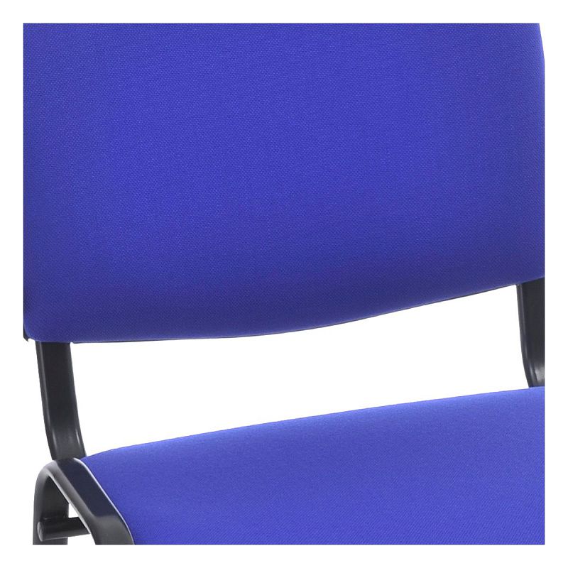 Стул Helmi HL-F01 "Изо", каркас черный, обивка ткань синяя