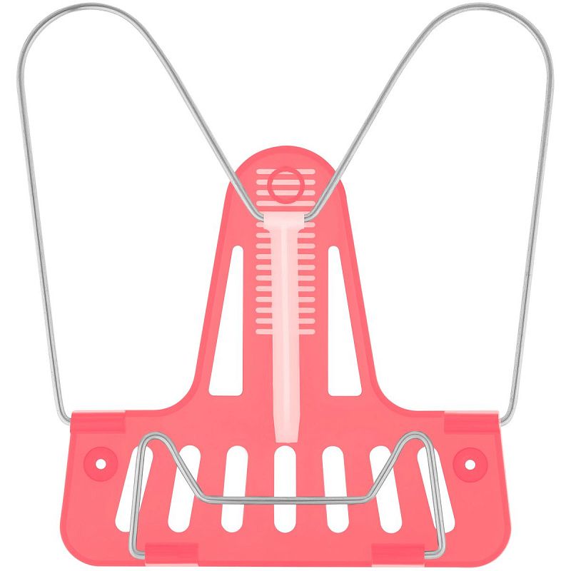 Подставка для книг СТАММ "Премиум", неоновая розовая 
