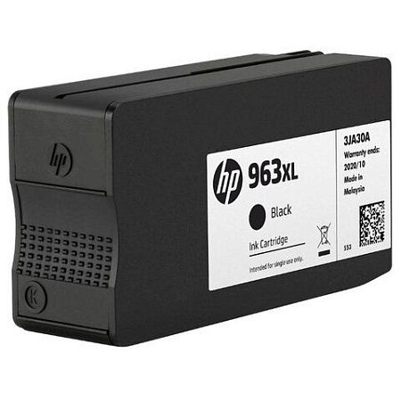 Картридж струйный HP (3JA30AE) для HP OfficeJet Pro 9010/9013/9020/9023, №963XL черный, ресурс 2000 страниц 