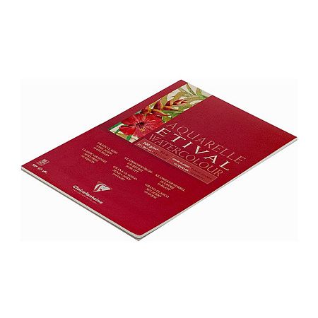 Альбом для акварели, 10л., А4, на склейке Clairefontaine "Etival", 200г/м2, классическое зерно