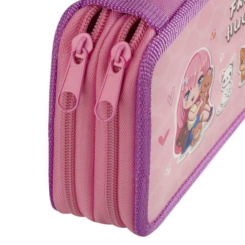 Пенал 2 отделения, 190*110 ArtSpace "Free hugs", ламинированный картон 