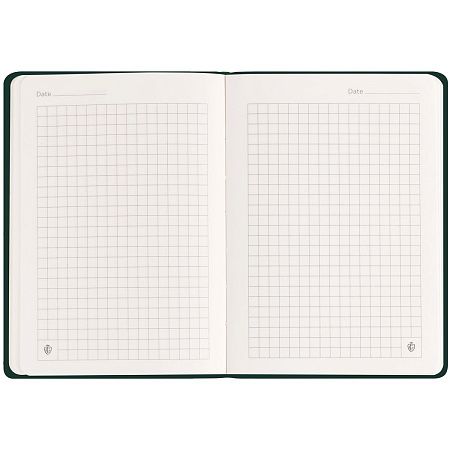 Записная книжка А6 80л. ЛАЙТ, кожзам, Greenwich Line "Classic. Olive", с резинкой, фактурное тиснение, блок в клетку