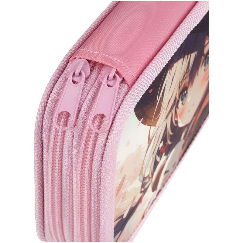 Пенал 2 отделения, 190*110 ArtSpace "Dreamer", ламинированный картон, софт-тач 