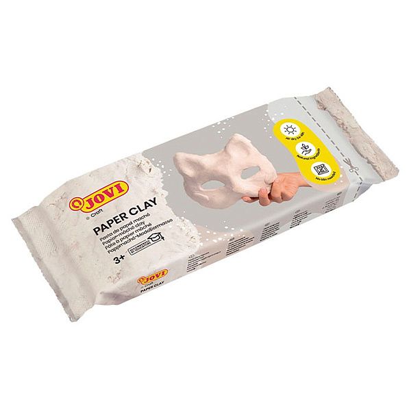 Паста папье-маше JOVI, 170г, серый, вакуумный пакет