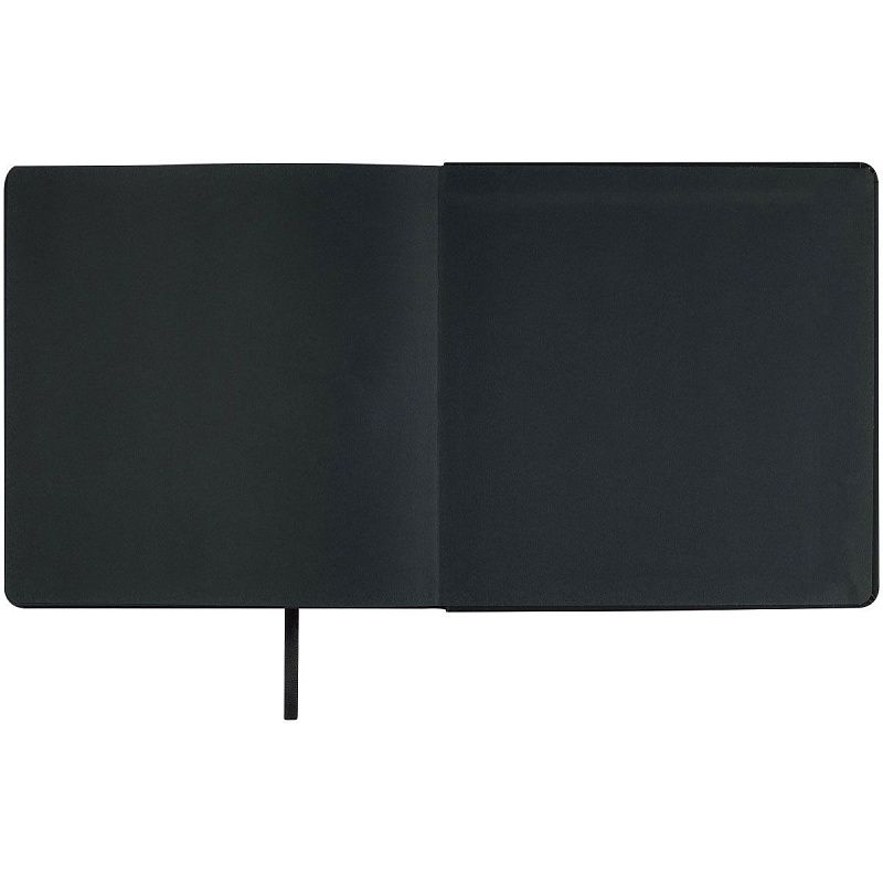 Скетчбук 80л., 200*200 Гамма "Студия", черный, твердая обложка, на резинке, черная, 140г/м2