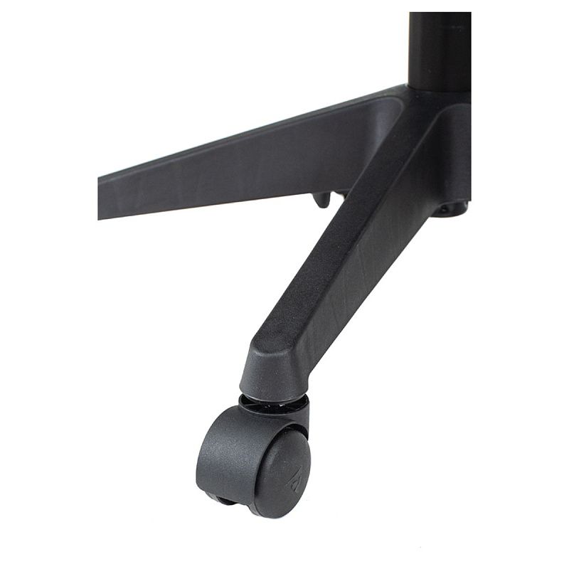 Кресло оператора Helmi HL-M95 (695) "Airy", спинка сетка черная/сиденье ткань TW черная, механизм качания