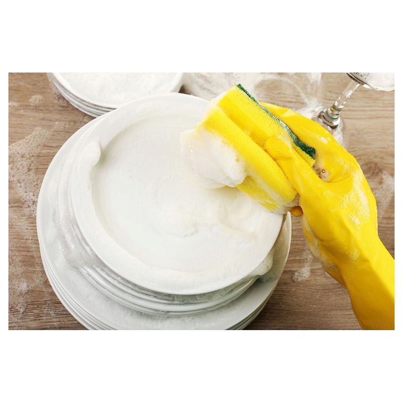 Губки для посуды Paclan "Practi Profi", поролон с абразивным слоем, 2шт.