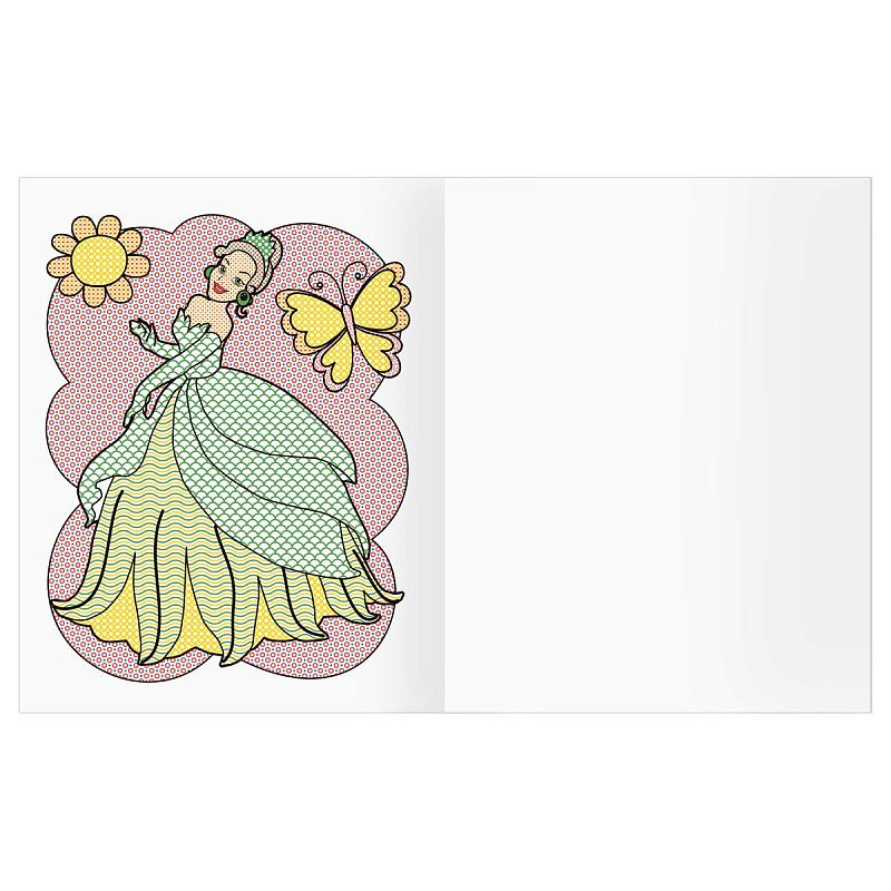 Раскраска водная 200*250 ТРИ СОВЫ "Раскрась водой. Принцессы", 8стр.