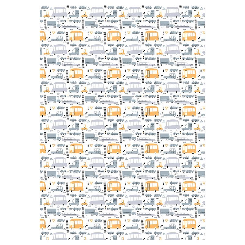 Упаковочная бумага глянц. 70*100см, MESHU "Сhildish", 80 г/м2, ассорти, 5 дизайнов