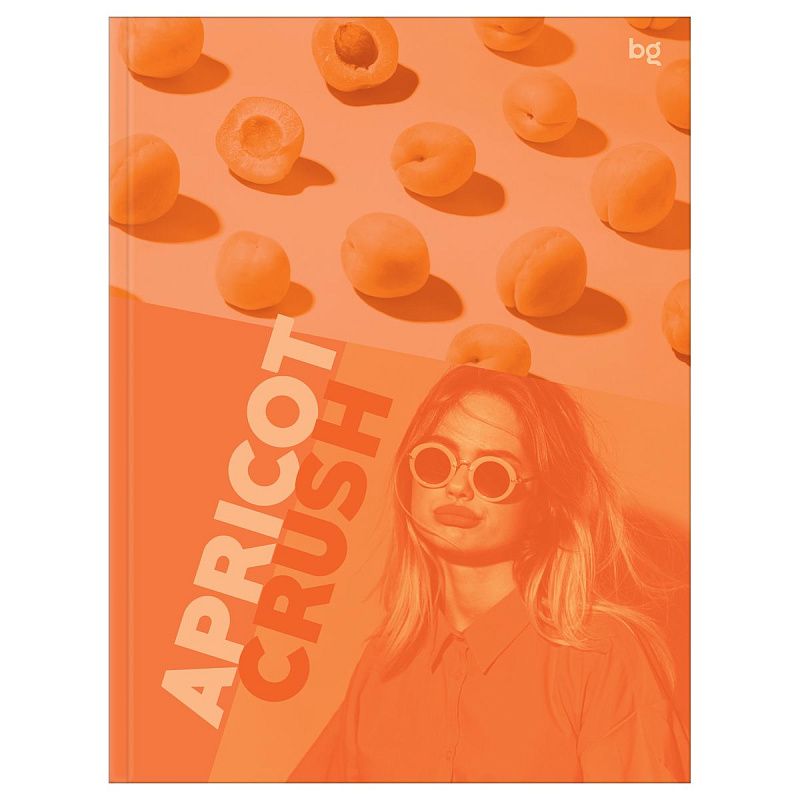 Бизнес-блокнот А5, 64л., ЛАЙТ BG "Оранжевый настрой", soft-touch ламинация