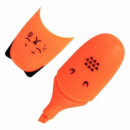 Набор текстовыделителей мини 12 ЦВЕТОВ BRAUBERG KIDS "CUTE CATS", линия 1-5 мм, 152437 