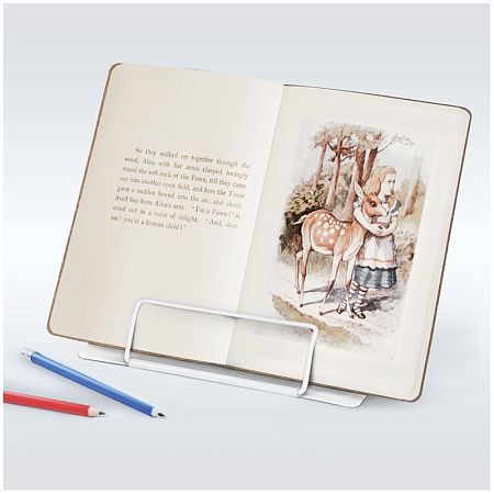 Подставка для книг Мульти-Пульти "Лисенок", регулируемый угол наклона, металлическая, с рисунком на корпусе 