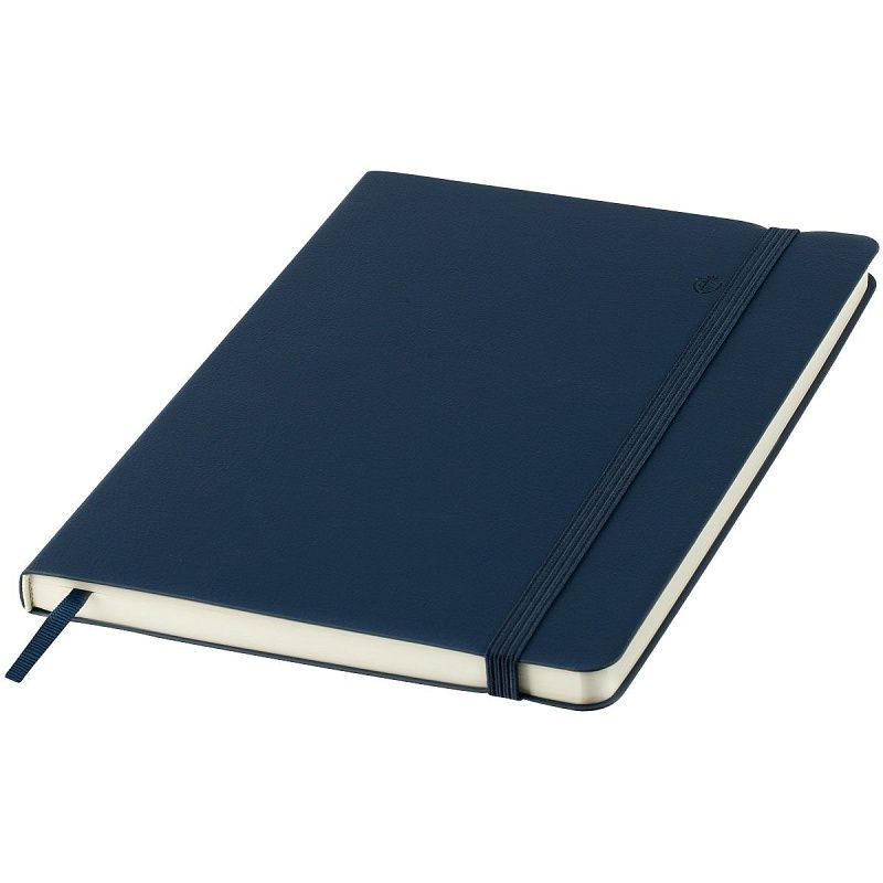 Записная книжка А5 96л. ЛАЙТ, кожзам, Greenwich Line "Classic. Dark blue", с резинкой, блок без линовки