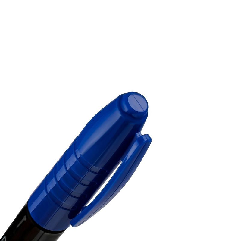 Маркер перманентный OfficeSpace двусторонний, синий, круглый наконечник, 2/4мм 