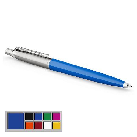 Ручка шариковая Parker "Jotter Blue CT" синяя, 1,0мм, кнопочн., пластик. корпус, блистер 