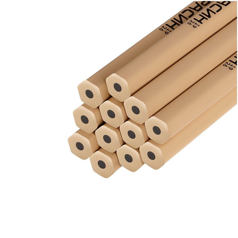 Карандаш ч/г Красин "Конструктор" М (B) шестигран., заточен. 