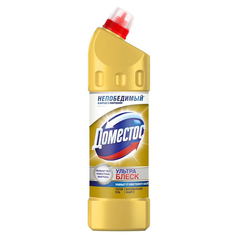 Средство для туалета Domestos "Эксперт сила. Ультра Блеск", гель, 1л 