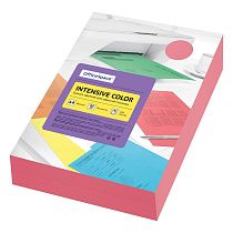 Бумага цветная OfficeSpace "Intensive Color", А4, 80г/м², 500л., (красный)