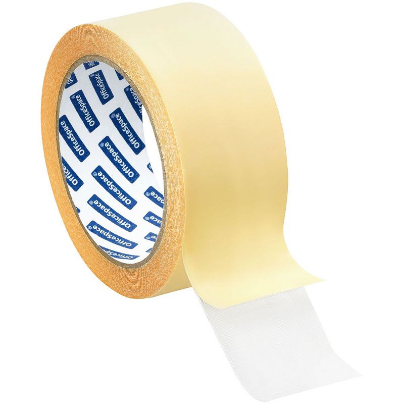 Клейкая лента двусторонняя OfficeSpace, 50мм*10м, тканевая основа