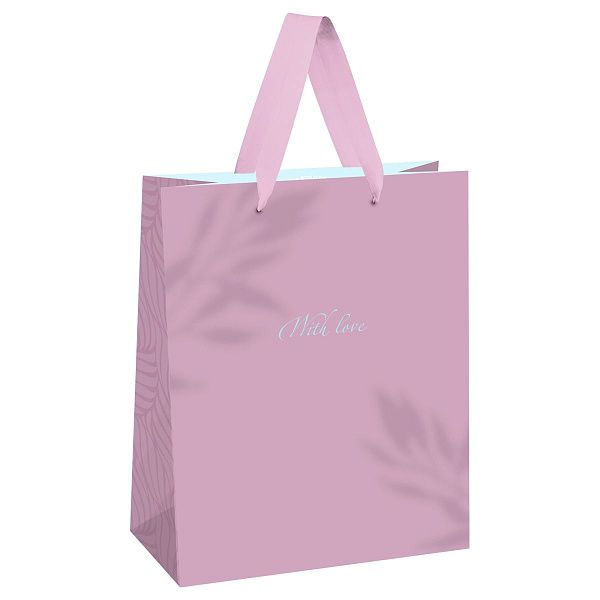 Пакет подарочный 18*23*10см MESHU "Twigs",  матовая ламинация