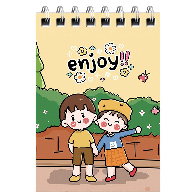 Блокнот А7 40л. на гребне BG "Anime style"