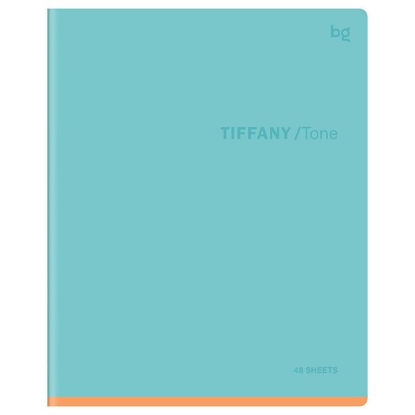 Тетрадь 48л., А5, клетка BG "Tiffany", soft-touch ламинация