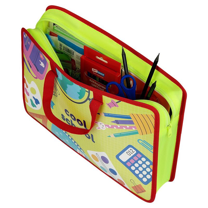 Набор первоклассника ArtSpace, универсальный, в папке-сумке, 45 предметов 