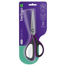 Ножницы Berlingo "Easycut 350", 18см, сиреневые, эргономичные ручки, мягкие вставки, европодвес Ножницы Berlingo "Easycut 350", 18см, сиреневые, эргономичные ручки, мягкие вставки, европодвес
