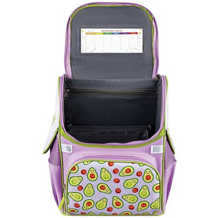Ранец ArtSpace Junior "Avocado" 37*28*21см, 1 отделение, 3 кармана, анатомическая спинка 