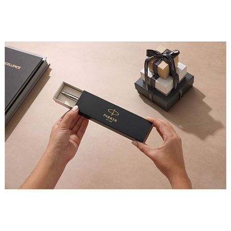 Ручка шариковая Parker "Jotter Waterloo Blue CT" синяя, 1,0мм, кнопочн., подарочная упаковка 
