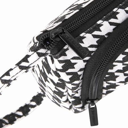 Пенал-косметичка BRAUBERG с ручкой, 1 откидная планка, полиэстер, 22x10х8 см, "Houndstooth", 271560 
