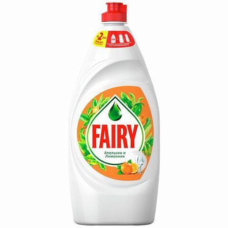 Средство для мытья посуды 900 мл, FAIRY (Фейри) "Апельсин и лимонник", 700415 