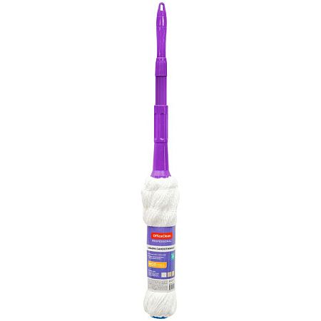 Швабра самоотжимная OfficeClean Professional, телеск. ручка 120см, насадка МОП микрофибра 38см