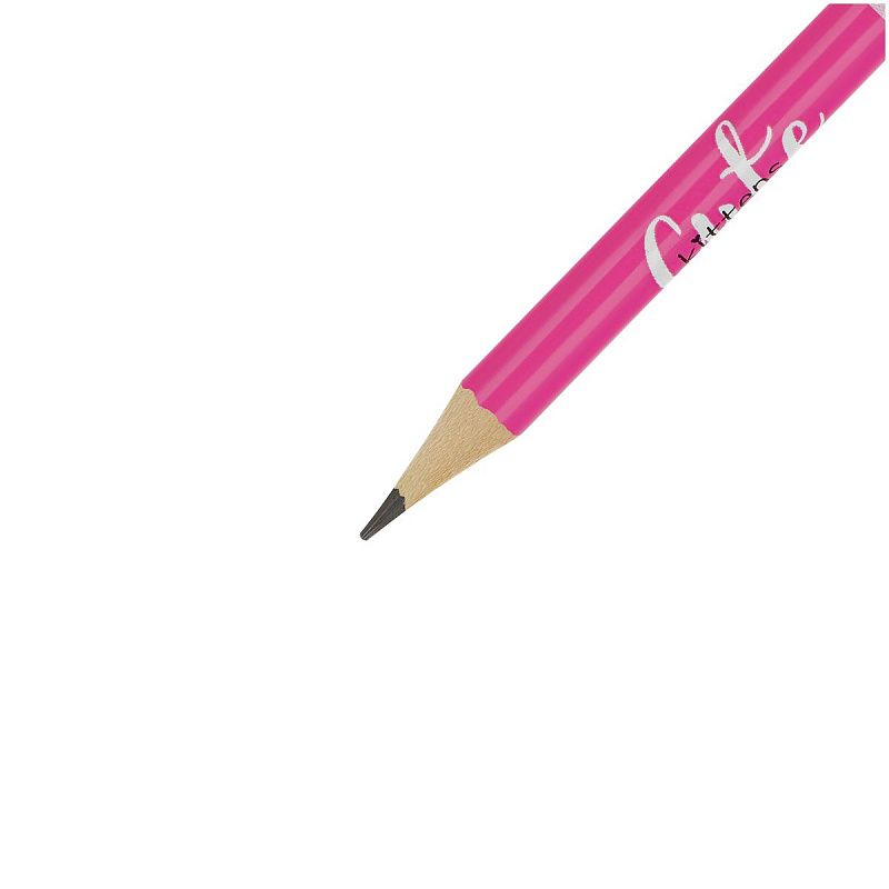 Карандаш ч/г MESHU "Kittens", HB, заточен., с печатью, с ластиком, ассорти, туба 