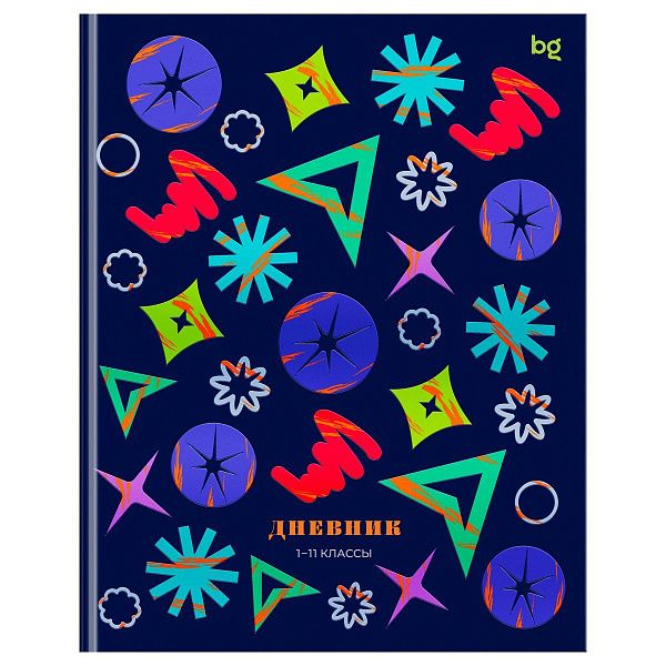 Дневник 1-11 кл. 48л. (ЛАЙТ) BG "Знаки", матовая ламинация, выб.лак