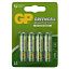 Батарейка GP Greencell AA (R6) 15S солевая, BL4