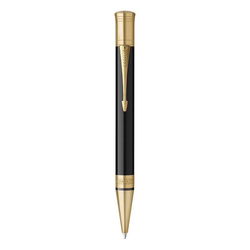 Ручка шариковая Parker "Duofold Black GT" черная, 1,0мм, подарочная упаковка 
