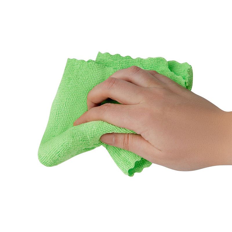 Салфетки для уборки Vega, набор 10шт., микрофибра, 30*30см, европодвес, цвет ассорти