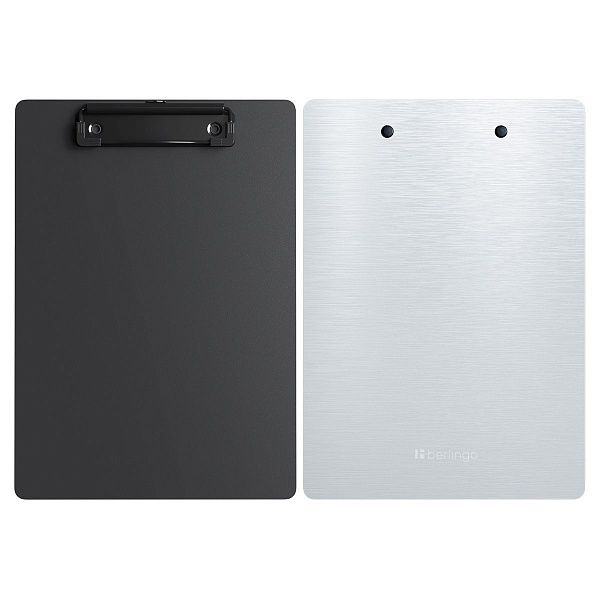 Планшет с зажимом Berlingo "Steel&Style" А5+, 2500мкм, пластик (полифом), белый