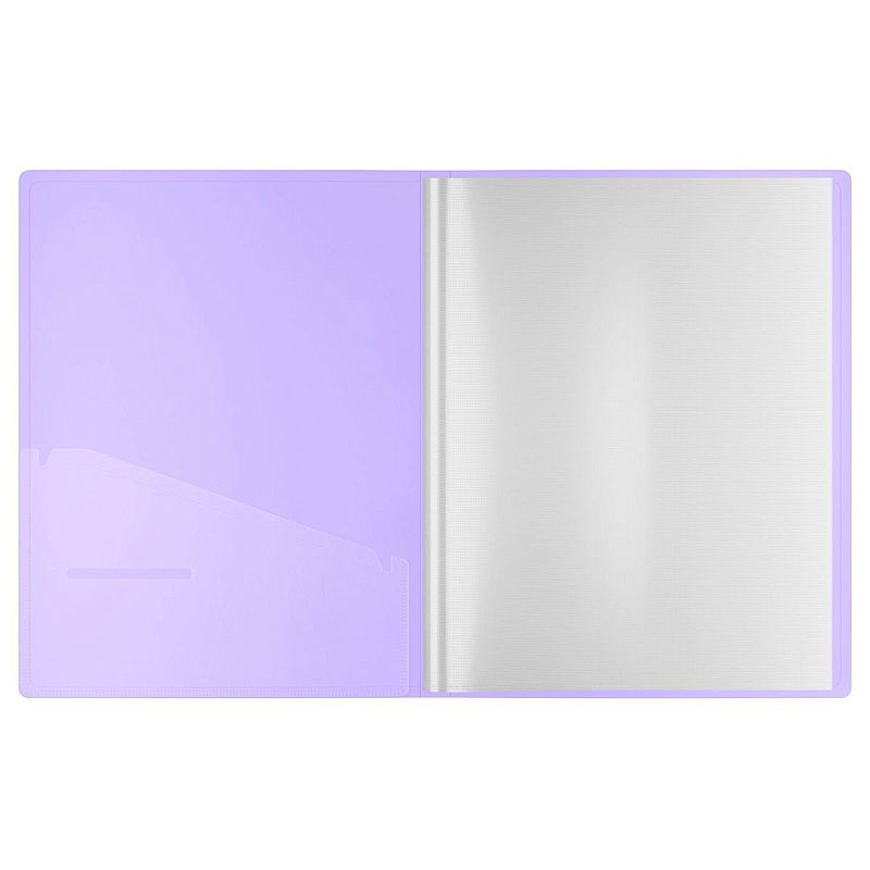 Папка с 30 вкладышами Berlingo "Haze", 17мм, 600мкм, с внутр. карманом, мятная, софт-тач 