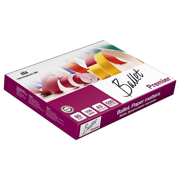 Бумага Ballet "Premier" А3, Марка А, 500л.