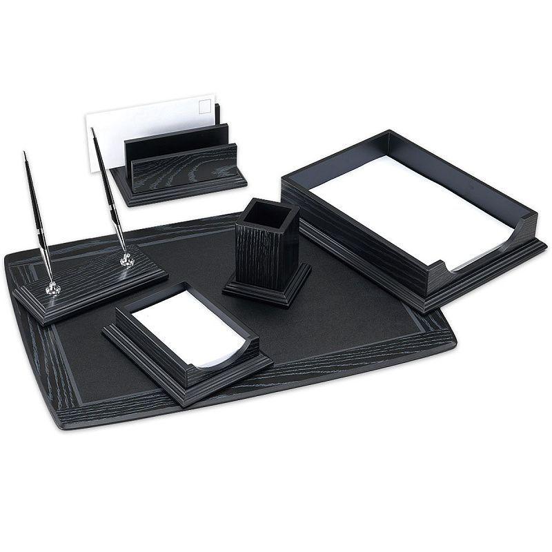 Набор настольный Delucci 6 предметов, черный дуб